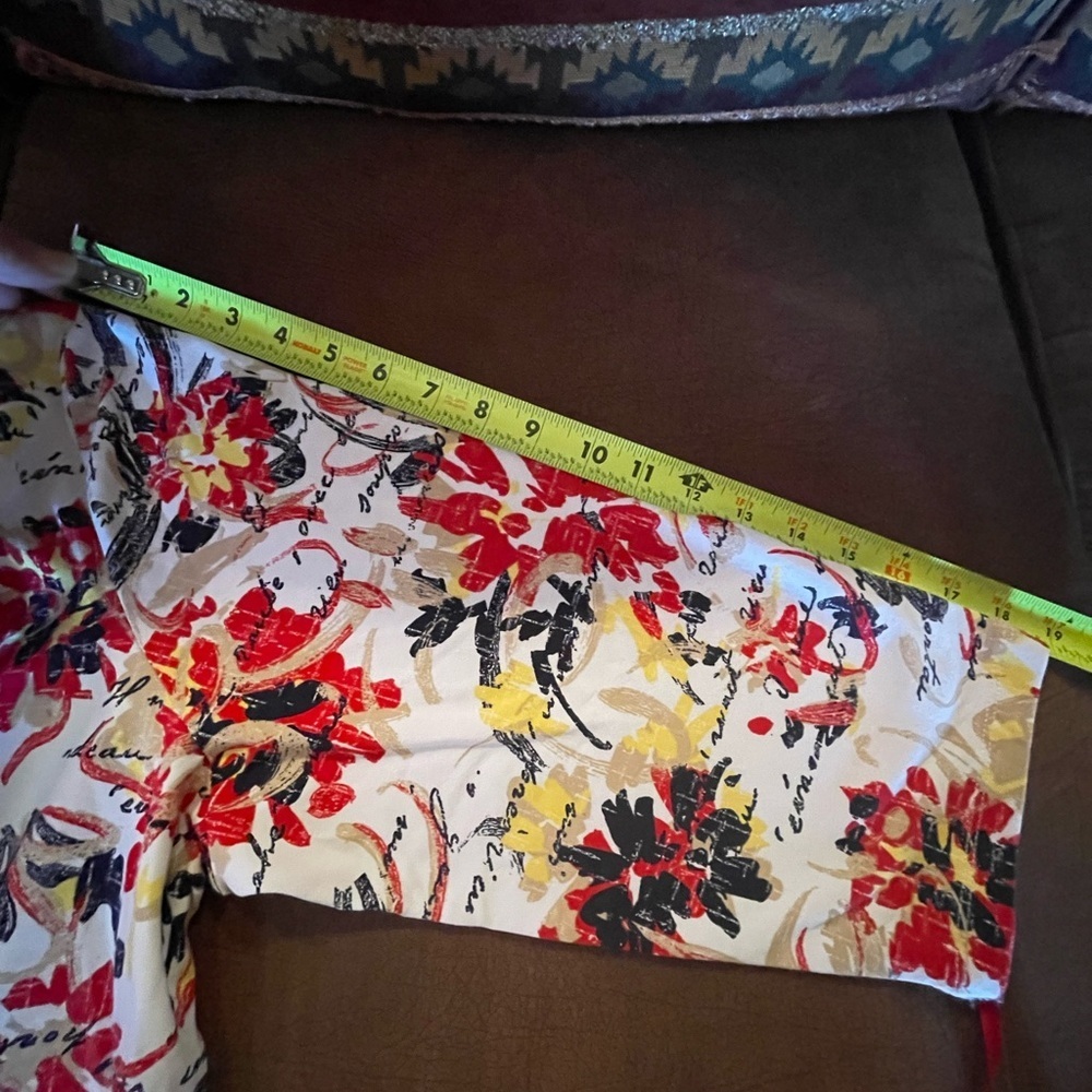 Ruby Red “Shore Thing” women’s multi color top NWT size 1x - Picture 9 of 11